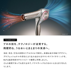 MTG ヘアドライヤー ReFa BEAUTECH DRYER BX W ホワイト RE-CB-48A-イメージ3