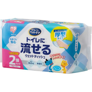 アイリスオーヤマ FC677TB-NPWT-2P ペット用トイレに流せるウェット
