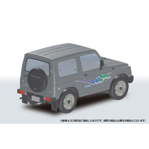 アオシマ 1/32 スズキ JA11 ジムニー(チャコールグレーメタリック) 楽プラ スナップキット No.18-CG Aﾗｸﾌﾟﾗ18CGJA11ｼﾞﾑﾆ-Cｸﾞﾚ-M-イメージ2