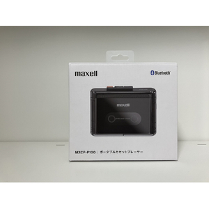 マクセル ポータブルカセットプレーヤー ブラック MXCP-P100BK-イメージ4