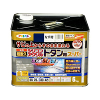 アサヒペン 油性超耐久シリコンアクリルトタン 6kg なす紺 FC492NS