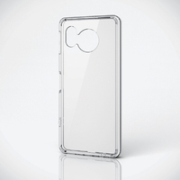 エレコム AQUOS sense8用ハイブリッドケース クリア PM-S234HVCKCR