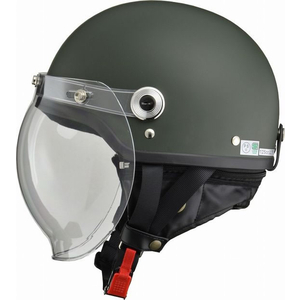 リード工業 CROSSバブルシールド ハーフヘルメットMATG CR761MATGRLL FC461MTCR761MATGRLL-イメージ2