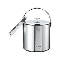 ピーコック魔法瓶工業 ピーコック/孔雀印 ステン アイスペール IBS-A160 トング付 FC474LT-6761100