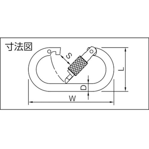 伊藤製作所 カラビナ ステンKA102 2.11105618109 FC949FP-8187767-イメージ2
