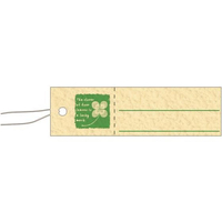 タカ印 提札 長型 四つ葉のクローバー 500枚 FCE085Z-18-3720
