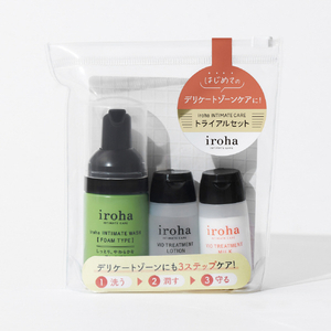 iroha iroha INTIMATE トライアルセット(ボディ洗浄料/ボディ用化粧水/ボディ用乳液) INTIMATECARETRIALSET iroha iroha INTIMATE トライアルセット(ボディ洗浄料/ボディ用化粧水/ボディ用乳液) INTIMATECARETRIALSET