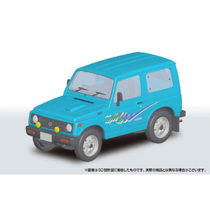 アオシマ 1/32 スズキ JA11 ジムニー(トリトンブルーメタリック) 楽プラ スナップキット No.18-TB Aﾗｸﾌﾟﾗ18TBJA11ｼﾞﾑﾆ-Tﾌﾞﾙ-M-イメージ1