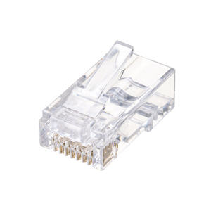 サンワサプライ RJ-45コネクタ(カテゴリ6、貫通型、単線・より線共用・10個入り) ADT-6RJKN-10-イメージ2