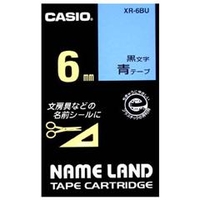 カシオ カシオネームランドテープ XR-6BU