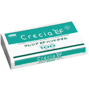 クレシア クレシアEF ハンドタオル ソフトタイプ 100組 FCR8003-イメージ1