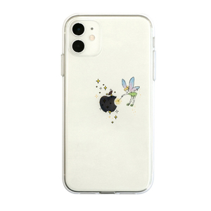 Dparks iPhone 12/12 Pro用ソフトクリアケース タイニーフェアリー DS19834I12P-イメージ1