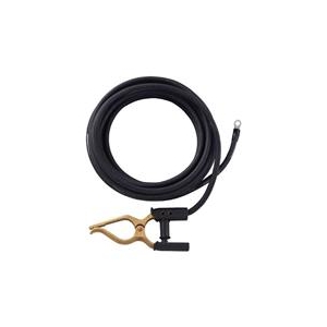トラスコ中山 TRUSCO　キャプタイヤケーブル　アースクリップ丸端子付　10m TCT-2210KE-イメージ1