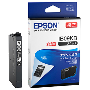 EPSON IB09KB ブラックインクカートリッジ　40個セット エプソン IB09KB インクカードリッジ (大容量) ブラック |エディオン
