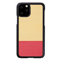 Man & Wood iPhone 11 Pro用天然木ケース Miss match I16834I58R