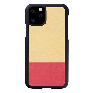 Man & Wood iPhone 11 Pro用天然木ケース Miss match I16834I58R-イメージ1