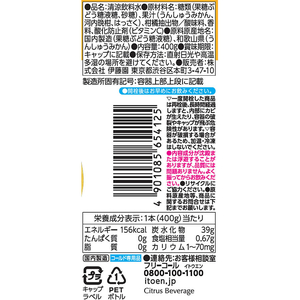 伊藤園 ニッポンエール 国産 かんきつトリオ 400g FC681TF-イメージ2
