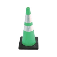安全興業/安全コーン AZコーン3.0 緑白反射 3.0SGW FC614VK-4367124