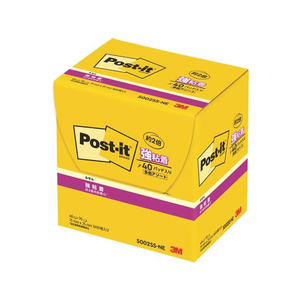 3M ポスト・イット ふせん 強粘着 75×25mm 5色 40冊 F852733-5002SS-NE-イメージ3