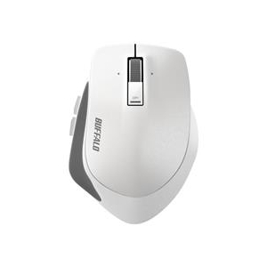 BUFFALO Bluetooth BlueLEDマウス(Sサイズ) Premium Fit ホワイト BSMBB500SWH-イメージ2