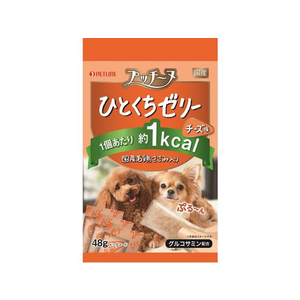 ペットライン プッチーヌ ひとくちゼリー 国産若鶏ささみ入りチーズ味 48g FCB5462-イメージ1