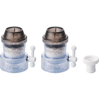 KURITA/アクアタップ 備長炭シャワー2個組 CQBIS-2082 FC333YL-3439990