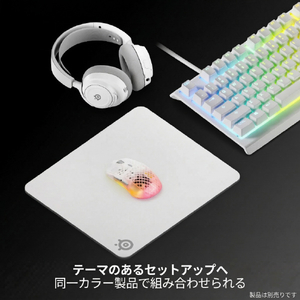 SteelSeries QcK Heavy Large White 67503-イメージ6