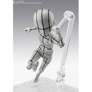 バンダイスピリッツ S．H．Figuarts ボディくん -杉森建- Edition-ワイヤーフレーム-(Gray Color Ver．) SHFﾎﾞﾃﾞｲｸﾝｽｷﾞﾓﾘｹﾝWFｸﾞﾚｲ-イメージ5