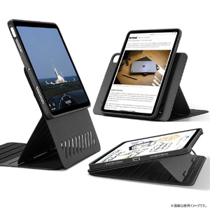 ESR ESR Shift Magnetic iPad Air 11インチ M3/M2(2025/2024)用ケース ESR Shift Magnetic Black ESR573-イメージ1