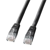 サンワサプライ エンハンスドカテゴリ5単線LANケーブル（3m） ブラック KB-T5T-03BKN