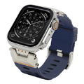 ラスタバナナ Apple Watch 4-11/SE1-3/Ultra1-3 [44/45/46/49mm]用ウルトラスタイルシリコンバンド タイプ2 ネイビー RBLAWUS4409NV