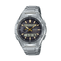 カシオ ソーラー電波腕時計 WAVE CEPTOR ブラック/ゴールド WVA-M650TD-1A2JF