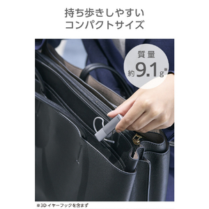 エレコム Bluetooth(R)ワイヤレスヘッドセット USB Type-C(TM)ポート搭載 グレー LBT-HSC21MPGY-イメージ5