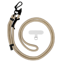 ラスタバナナ 丸紐ショルダーストラップ ストラップホルダーシートセット ベージュ RSST07BE