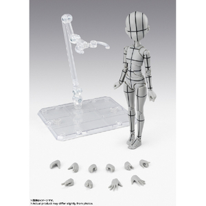 バンダイスピリッツ S．H．Figuarts ボディちゃん -杉森建- Edition-ワイヤーフレーム-(Gray Color Ver．) SHFﾎﾞﾃﾞｲﾁﾔﾝｽｷﾞﾓﾘｹﾝWFｸﾞﾚｲ-イメージ2