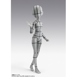 バンダイスピリッツ S．H．Figuarts ボディちゃん -杉森建- Edition-ワイヤーフレーム-(Gray Color Ver．) SHFﾎﾞﾃﾞｲﾁﾔﾝｽｷﾞﾓﾘｹﾝWFｸﾞﾚｲ-イメージ3