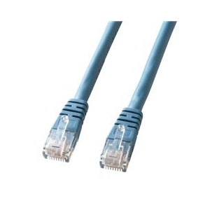 サンワサプライ エンハンスドカテゴリ5単線LANケーブル（3m） ブルー KB-T5T-03BLN-イメージ1