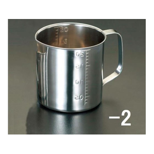 エスコ 5000ml 計量カップ ステンレス製 FCJ738H-EA991KS-4-イメージ1