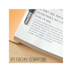 プラス フラットファイル ノンステッチ A4タテ イエロー 3冊 NO.023NP F876610-78377-イメージ5