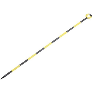 トラスコ中山 カラー異形ロープ止め丸型 黄／黒 FC642ES-2755211-イメージ1