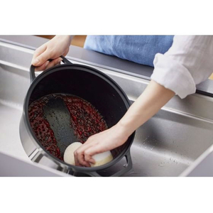 アイリスオーヤマ 無加水鍋 COTOCO 24cm チャコールグレー FC213TB-SMKSN-S24-イメージ3
