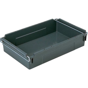 岐阜プラスチック工業 HB型コンテナーHB-71 グレー FC326HK-8362423-イメージ1