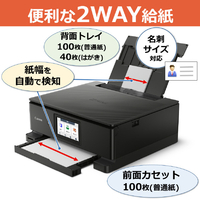 ①EPSON インクジェット複合機 本体 販売終了】インクジェット複合機 PIXUS TS8830＋予備インクセット（4種