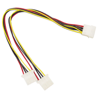 アイネックス 二股電源ケーブル 30cm D2-1505C