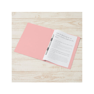 プラス フラットファイル ノンステッチ A4タテ ピンク 3冊 NO.023NP F876611-78378-イメージ4