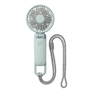 リズム DCブラシレスモーター 卓上扇風機 RHYTHM Silky Wind Mobile 3.2 ミズイロ 9ZF040RH04-イメージ4
