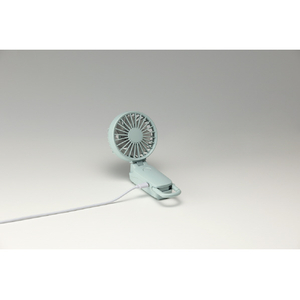 リズム DCブラシレスモーター 卓上扇風機 RHYTHM Silky Wind Mobile 3.2 ミズイロ 9ZF040RH04-イメージ5