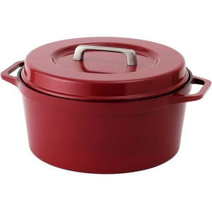 アイリスオーヤマ 無加水鍋 COTOCO 26cm ビーツレッド FC214TB-SMKSN-S26-イメージ1