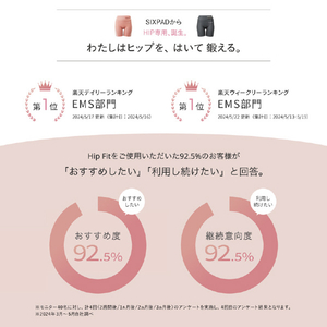 MTG Hip Fit(LLサイズ) 【コントローラー別売り】 SIXPAD ピンク SE-BN-00D-LL-イメージ5