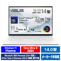 ASUS ASUS Zenbook S14 (UX5406) スカンジナビアンホワイト UX5406AA-T3U9321WHS